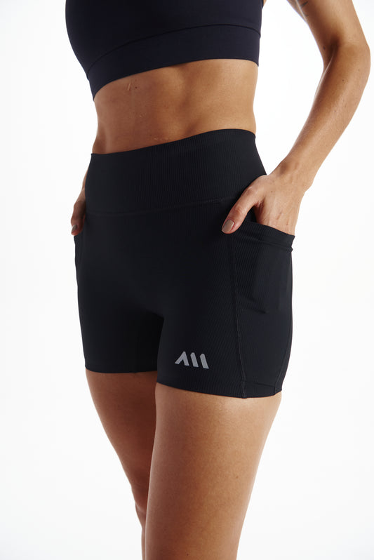 PERFORMANCE SHORT BIKER ANONYMOUS BLACK