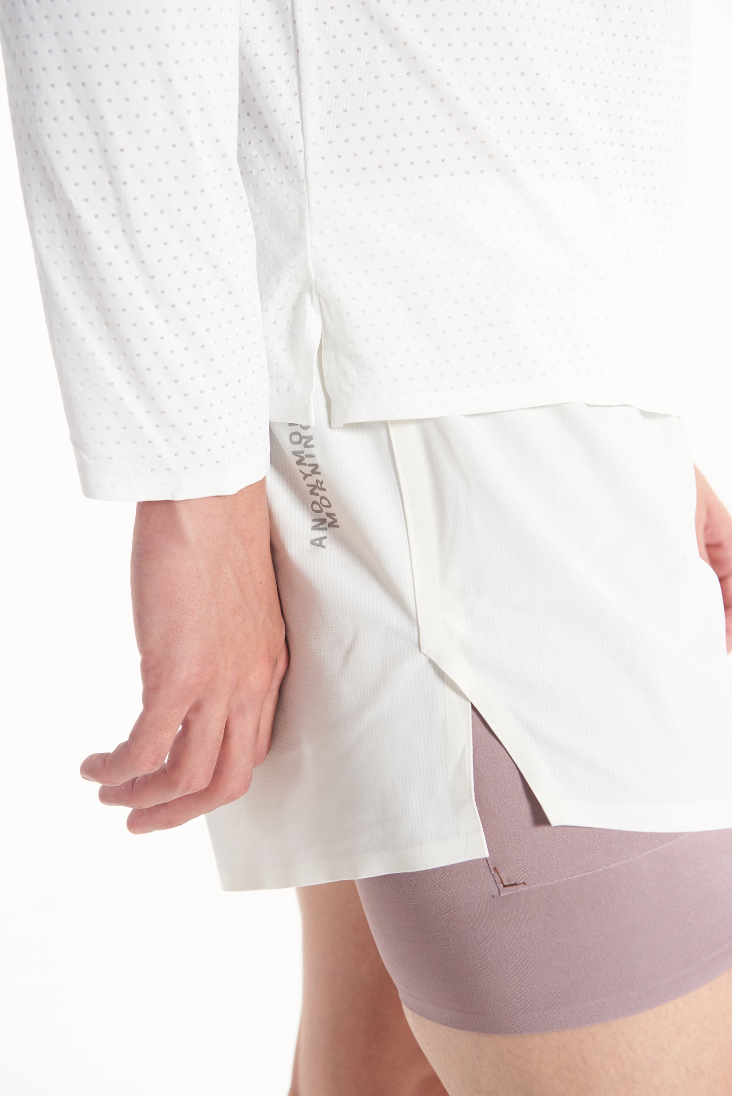 HYPER SPEED LONG TEE WHITE