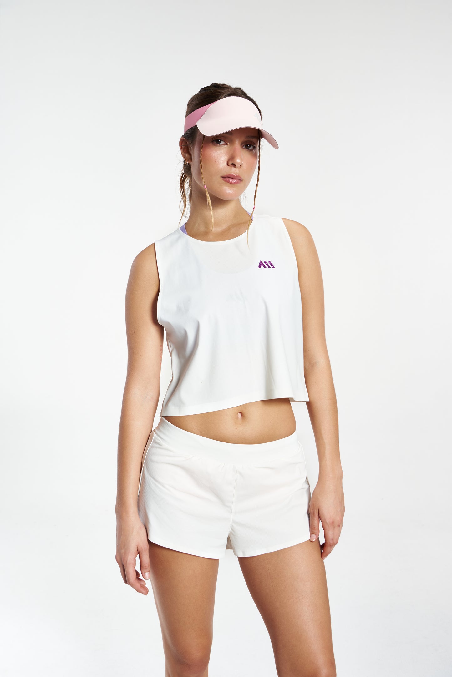 HYPER SPEED CROP TOP WHITE