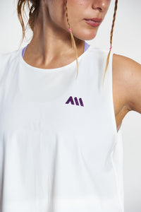 HYPER SPEED CROP TOP WHITE