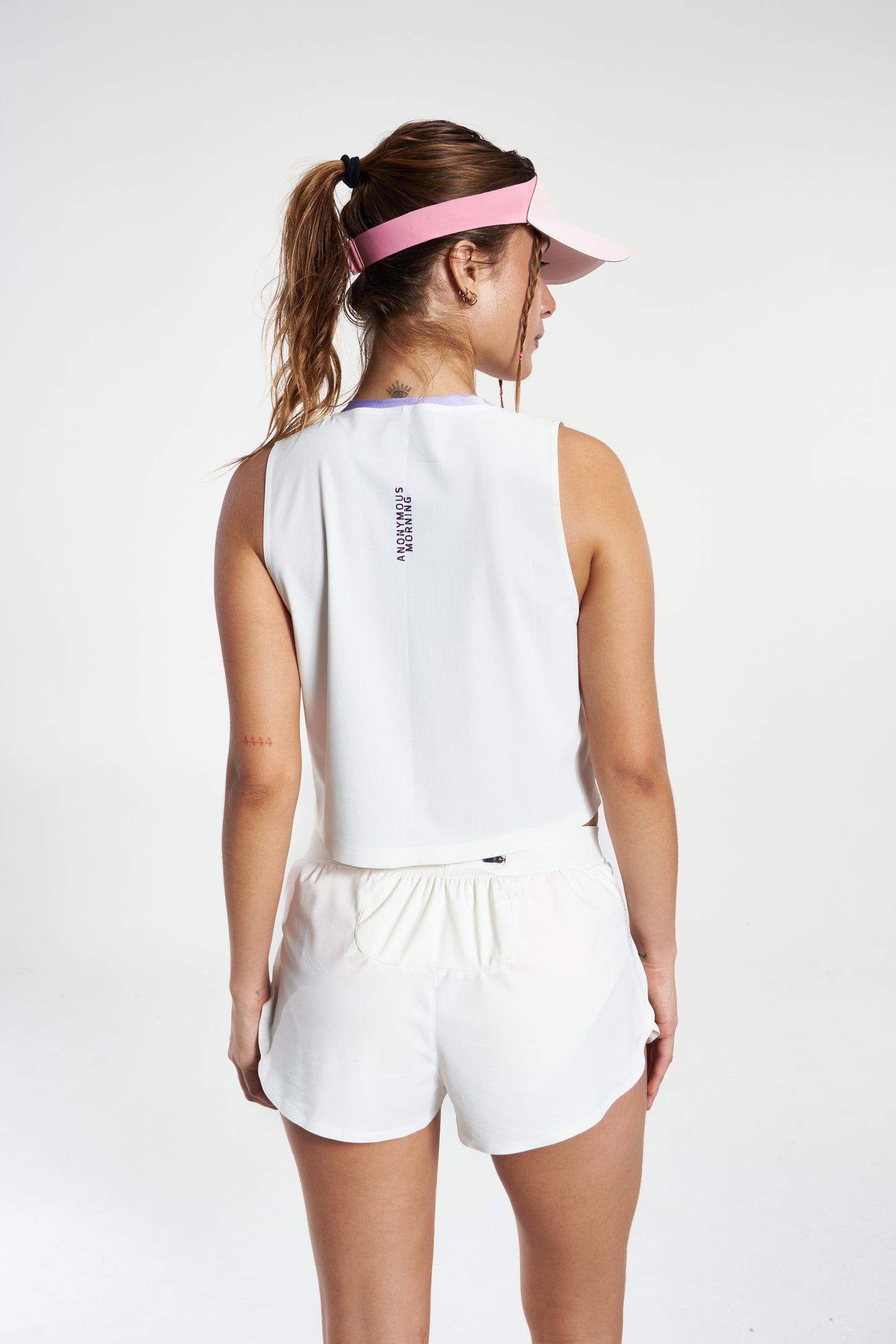 HYPER SPEED CROP TOP WHITE
