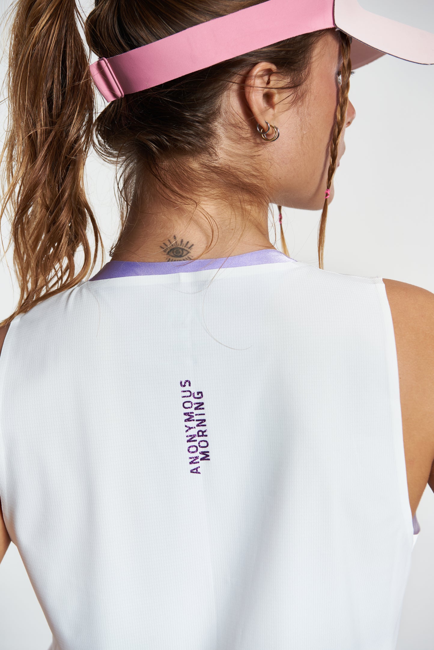 HYPER SPEED CROP TOP WHITE