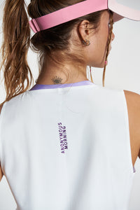 HYPER SPEED CROP TOP WHITE