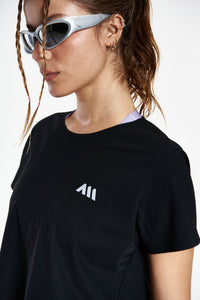 PERFORMANCE CROP TOP BLACK