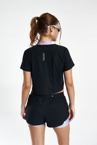 PERFORMANCE CROP TOP BLACK