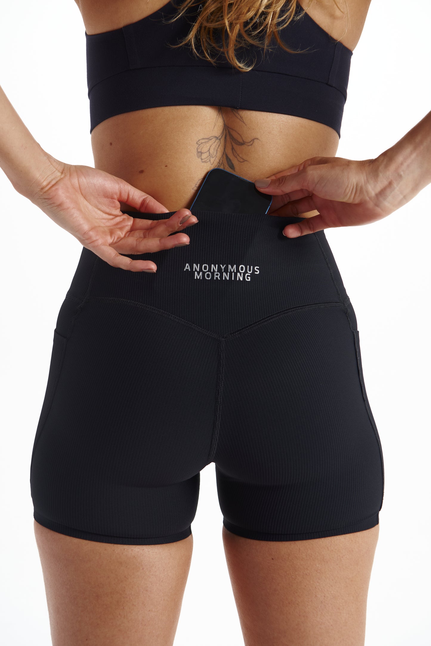 PERFORMANCE SHORT BIKER ANONYMOUS BLACK